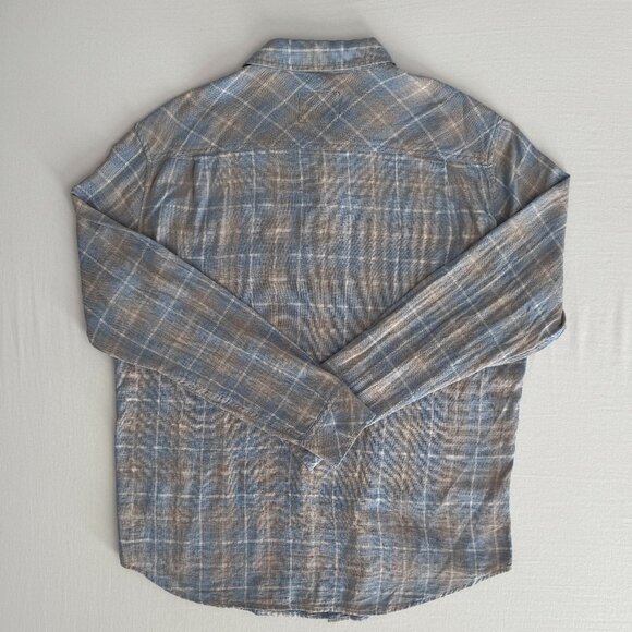 Rails Wyatt Plaid Cotton Button-Up Shirt Men's - Picture 2 of 2